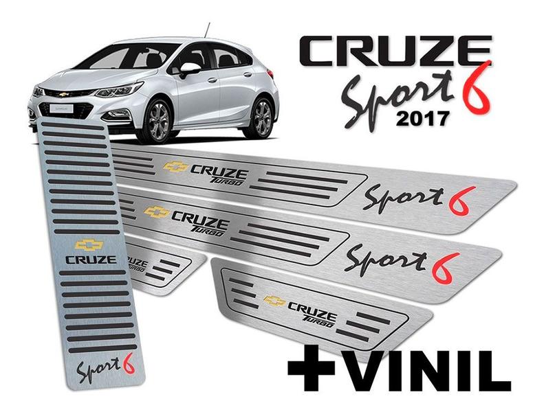 Imagem de Descanso Soleira Cruze Sport6 2017 A 2020 Preto Baixo Relevo