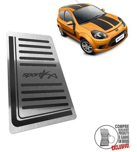 Imagem de Descanso Soleira Ford Ka Sport 2012 2013 Preto Baixo Relevo