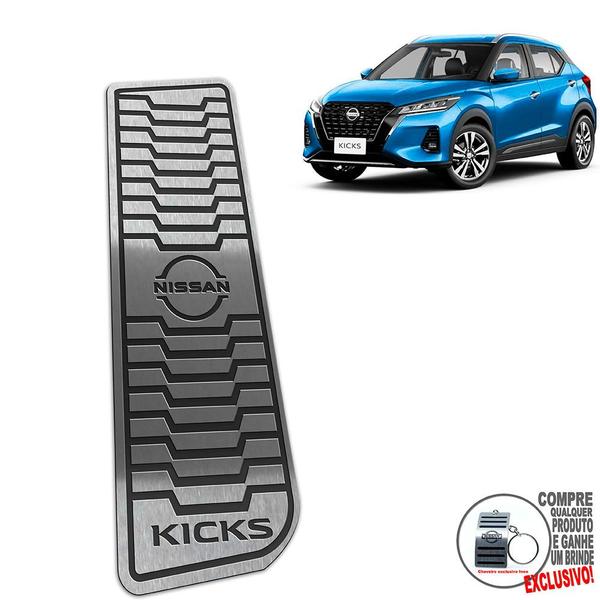 Imagem de Descanso + Soleira Nissan Kicks 2022 / Preto Baixo Relevo