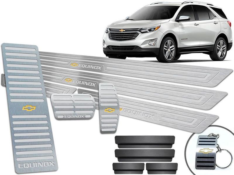 Imagem de Descanso Soleira Pedaleira Prata Chevrolet Equinox 2018 2019