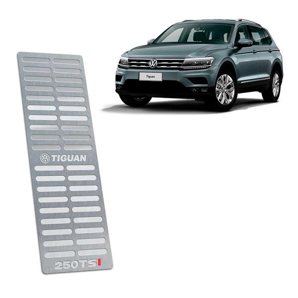 Imagem de Descanso Soleira Vinil Tiguan 250 Tsi 2018/2020 Prata Relevo