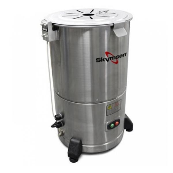 Descascador De Batata Elétrico Inox Skymsen DB 06-220v Imagem de Descascador De Batata Elétrico Inox Skymsen DB 06-220v