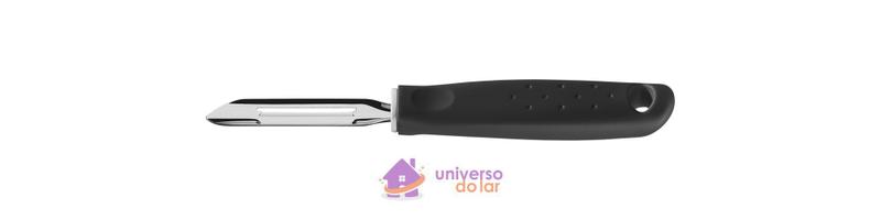 Descascador de Batatas Manual Tramontina Utilitá em Aço Inox com Cabo de Polipropileno Preto Imagem de Descascador de Batatas Manual Tramontina Utilitá em Aço Inox com Cabo de Polipropileno Preto