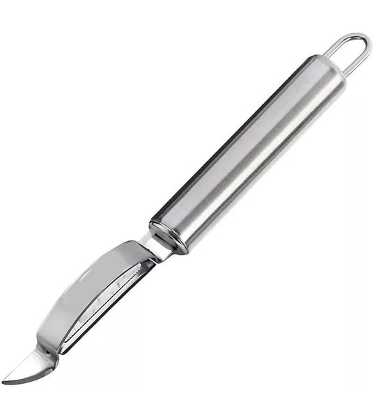 Descascador de Frutas e Legumes 20cm Vertical Inox Mimo Style Imagem de Descascador de Frutas e Legumes 20cm Vertical Inox Mimo Style