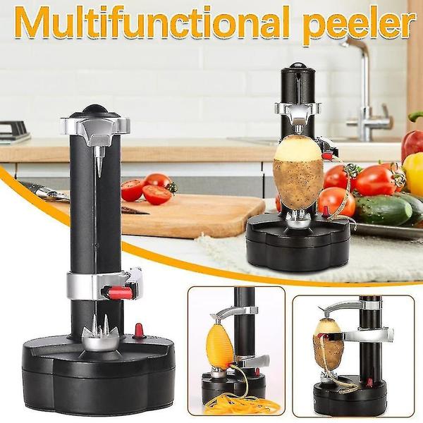 Descascador de frutas multielétrico, conjunto de utensílios de cozinha de aço inoxidável, descascador totalmente automático - HUOGUO Imagem de Descascador de frutas multielétrico, conjunto de utensílios de cozinha de aço inoxidável, descascador totalmente automático