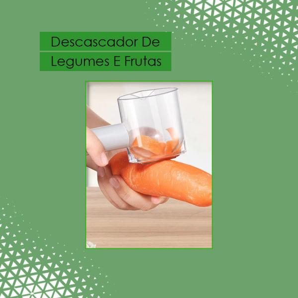 Descascador de Legumes C/compartimento 6x5x20cm Inox - Global Master Imagem de Descascador de Legumes C/compartimento 6x5x20cm Inox