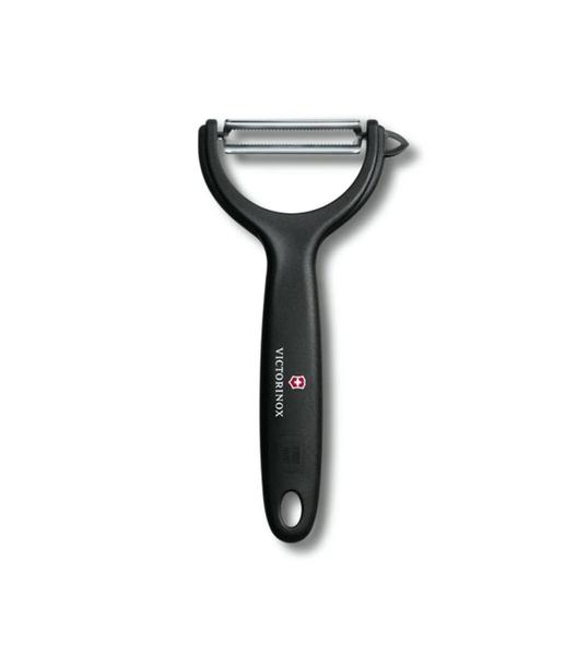 Descascador de Legumes e frutas Preto Victorinox Swiss Made 7.6079 Imagem de Descascador de Legumes e frutas Preto Victorinox Swiss Made 7.6079