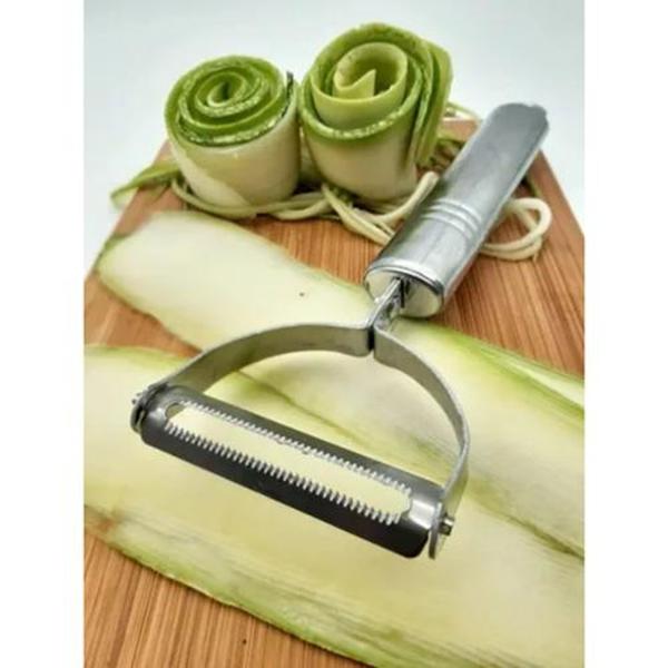 Descascador de legumes em aço inox prático - Filó modas Imagem de Descascador de legumes em aço inox prático