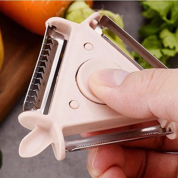 Descascador de legumes multifuncional 3 em 1 utilidades durabilidade - Filó Modas Imagem de Descascador de legumes multifuncional 3 em 1 utilidades durabilidade