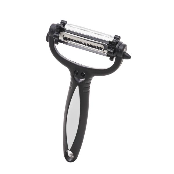 Descascador de Legumes Peeler 3 Lâminas em 1 Preto 15cm Lyor Imagem de Descascador de Legumes Peeler 3 Lâminas em 1 Preto 15cm Lyor