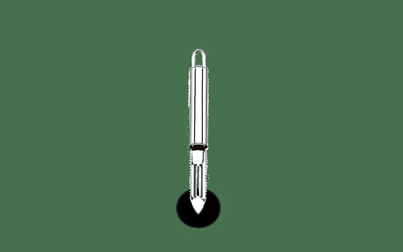 Descascador De Legumes Tipo Faca Brinox Asti 18 cm Aço Inox Imagem de Descascador De Legumes Tipo Faca Brinox Asti 18 cm Aço Inox