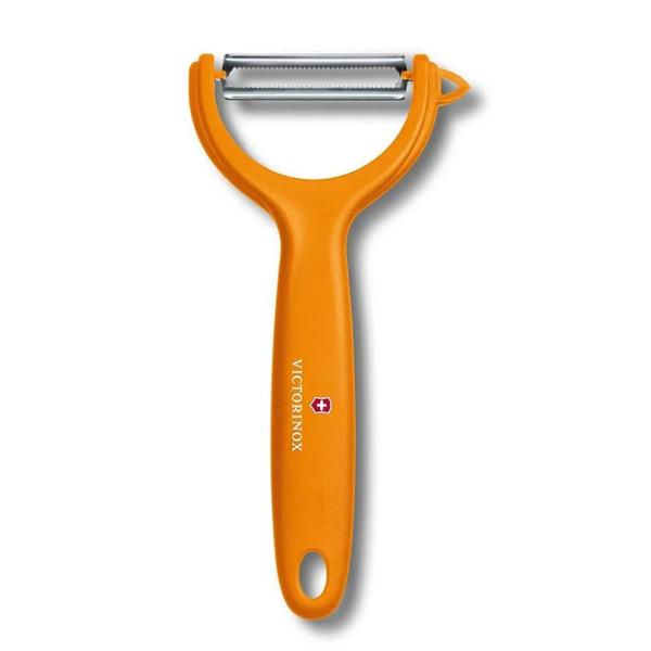 Descascador de Legumes Victorinox Swiss Made Laranja 7.6079.9 Imagem de Descascador de Legumes Victorinox Swiss Made Laranja 7.6079.9