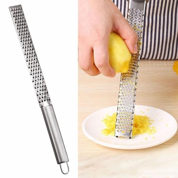 Descascador de limão inoxidável Desçador vegetal Chopper Queijo Zester Grater Slicer Cozinha Ferramenta Legumes Fatiadores Manuais - HTTN Imagem de Descascador de limão inoxidável Desçador vegetal Chopper Queijo Zester Grater Slicer Cozinha Ferramenta Legumes Fatiadores Manuais