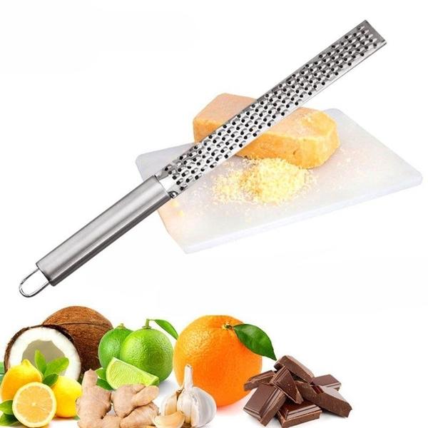 Descascador de limão inoxidável Desçador vegetal Chopper Queijo Zester Grater Slicer Cozinha Ferramenta Legumes Fatiadores Manuais - HTTN Imagem de Descascador de limão inoxidável Desçador vegetal Chopper Queijo Zester Grater Slicer Cozinha Ferramenta Legumes Fatiadores Manuais