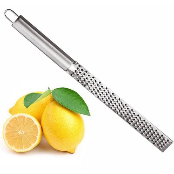 Descascador de limão inoxidável Desçador vegetal Chopper Queijo Zester Grater Slicer Cozinha Ferramenta Legumes Fatiadores Manuais - HTTN Imagem de Descascador de limão inoxidável Desçador vegetal Chopper Queijo Zester Grater Slicer Cozinha Ferramenta Legumes Fatiadores Manuais