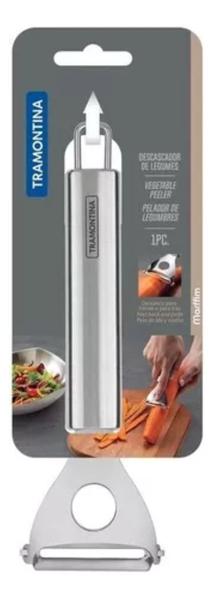 Descascador de Lugumes Aço Inox Tramontina Cortador de Casca Imagem de Descascador de Lugumes Aço Inox Tramontina Cortador de Casca