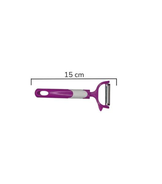 Descascador De Plástico Com Lamina De Metal 15cm - FX Imagem de Descascador De Plástico Com Lamina De Metal 15cm