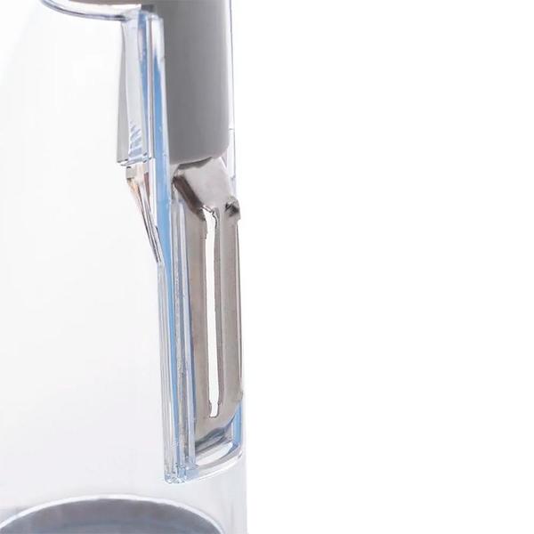 Descascador de Vegetais de Plástico e Aço Inox com Dispenser Cinza 2863 - Lyor - LYOR, WOLFF, ROJEMAC Imagem de Descascador de Vegetais de Plástico e Aço Inox com Dispenser Cinza 2863 - Lyor