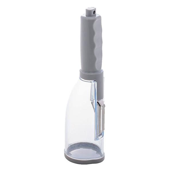Descascador de Vegetais de Plástico e Aço Inox com Dispenser Cinza 2863 - Lyor - LYOR, WOLFF, ROJEMAC Imagem de Descascador de Vegetais de Plástico e Aço Inox com Dispenser Cinza 2863 - Lyor