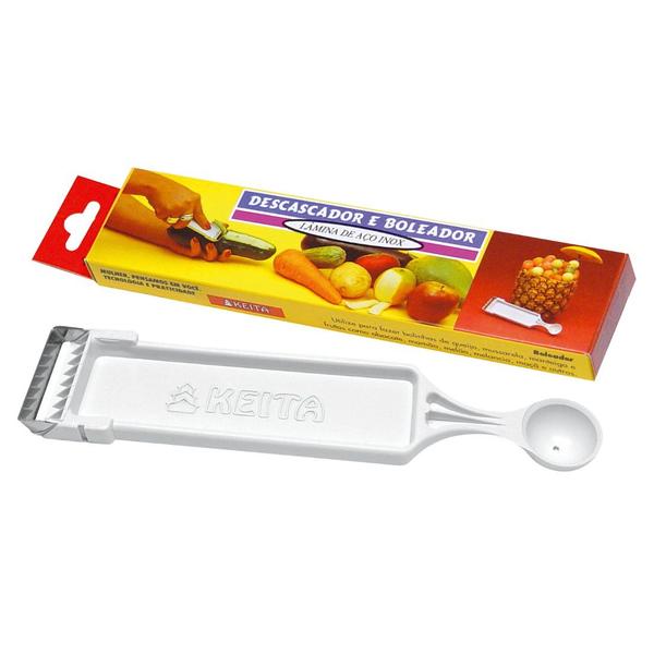 Descascador e Boleador de Legumes Keita Imagem de Descascador e Boleador de Legumes Keita