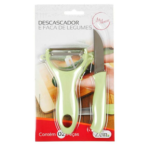 Descascador e Faca de Legumes - Art House Imagem de Descascador e Faca de Legumes