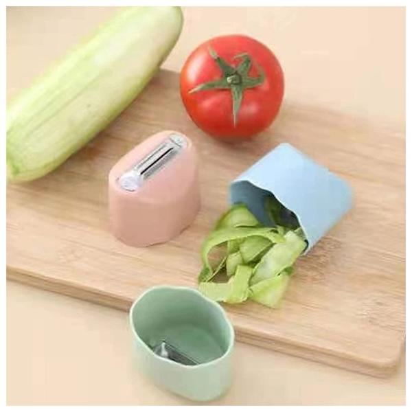 Descascador Fatia Corta Manual Kit 6 uni Lamina Aço Inox Vegetal Fruta Legumes Cozinha Utensilio - Compre Desejos Imagem de Descascador Fatia Corta Manual Kit 6 uni Lamina Aço Inox Vegetal Fruta Legumes Cozinha Utensilio