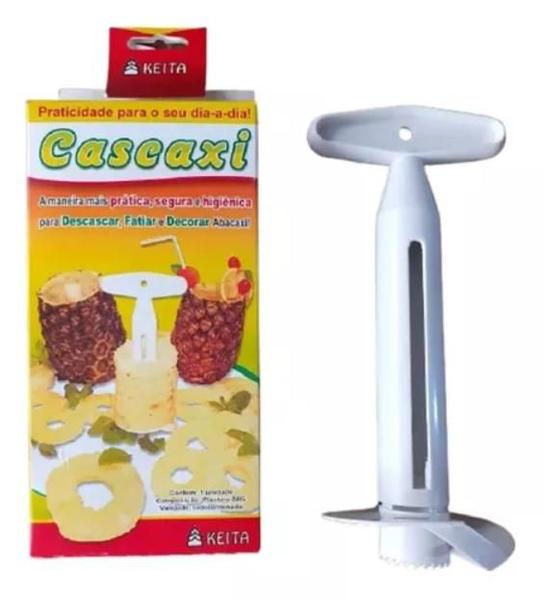 Descascador fatiador de abacaxi sobremesa drink coquetel - KEITA Imagem de Descascador fatiador de abacaxi sobremesa drink coquetel