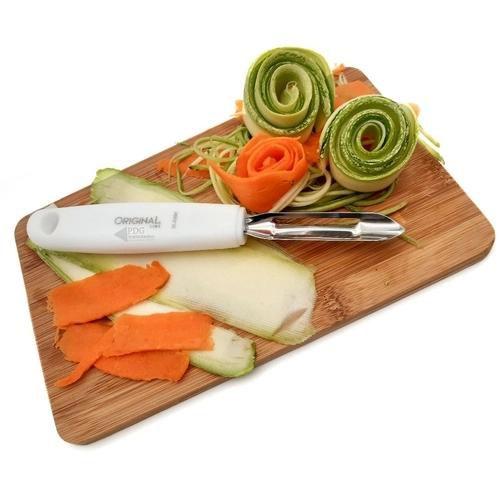 Descascador Fatiador de Legumes Frutas em Aço Inox 18,5cm - Original Line Imagem de Descascador Fatiador de Legumes Frutas em Aço Inox 18,5cm