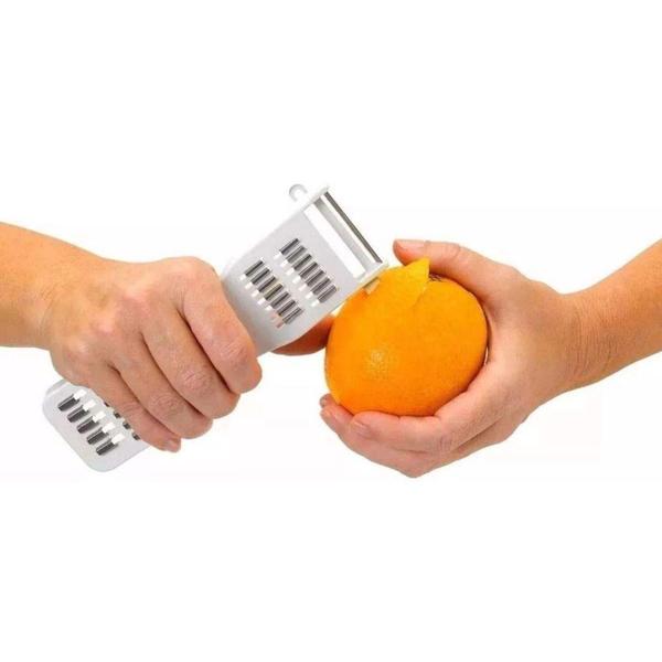 Descascador Ralador De Legumes e Frutas 5 em 1 Fatia Keita Imagem de Descascador Ralador De Legumes e Frutas 5 em 1 Fatia Keita