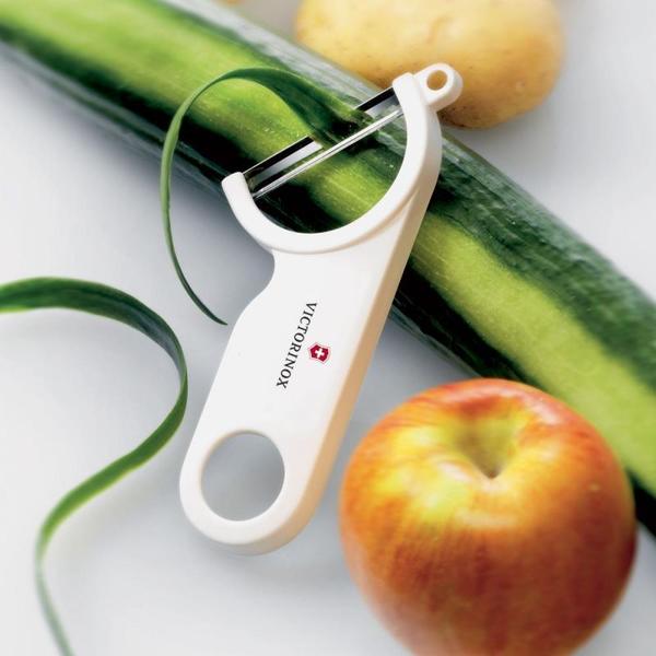 Descascador Suíço Branco 7.6073 - Victorinox Imagem de Descascador Suíço Branco 7.6073 - Victorinox