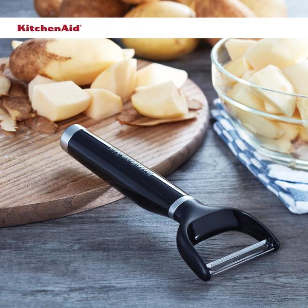 Descascador Y Clássico Preto 2, tamanho único, KitchenAid Imagem de Descascador Y Clássico Preto 2, tamanho único, KitchenAid