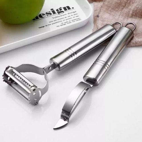 Descascadores De Legumes Batatas E Frutas, 2und Em Aço Inox - Hauskraft Imagem de Descascadores De Legumes Batatas E Frutas, 2und Em Aço Inox