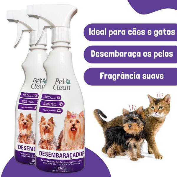 Imagem de Desembaraçador De Pelos Spray Cães E Gatos Pet Clean 500ml