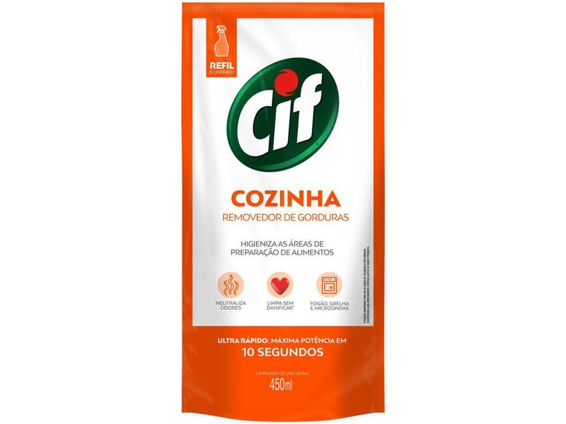 Imagem de Desengordurante Cif Ultra Rápido Refil  - 450ml