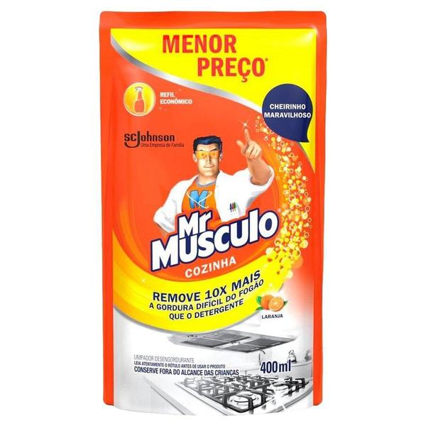 Imagem de Desengordurante Mr.Musculo Cozinha Refil 400ml