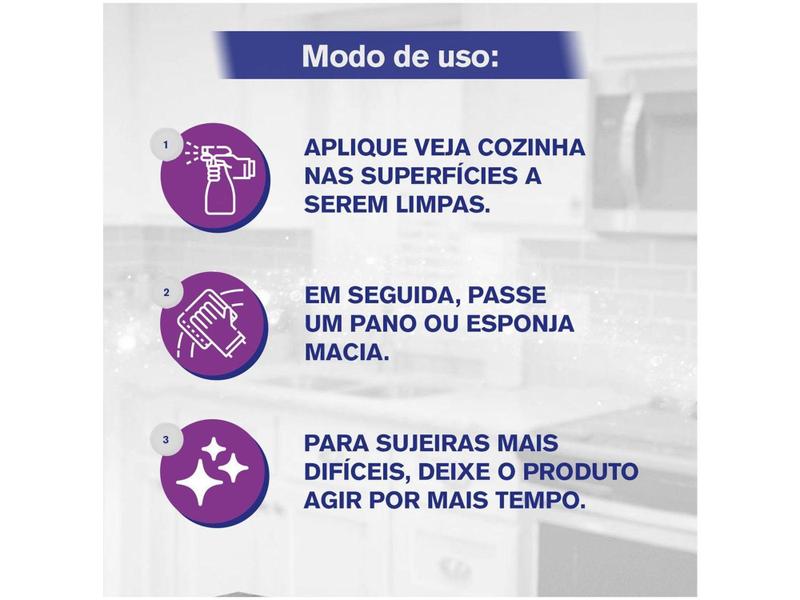 Imagem de Desengordurante Veja Cozinha Lavanda 500ml