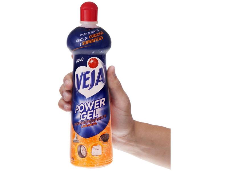 Imagem de Desengordurante Veja Power Gel Laranja - 500g