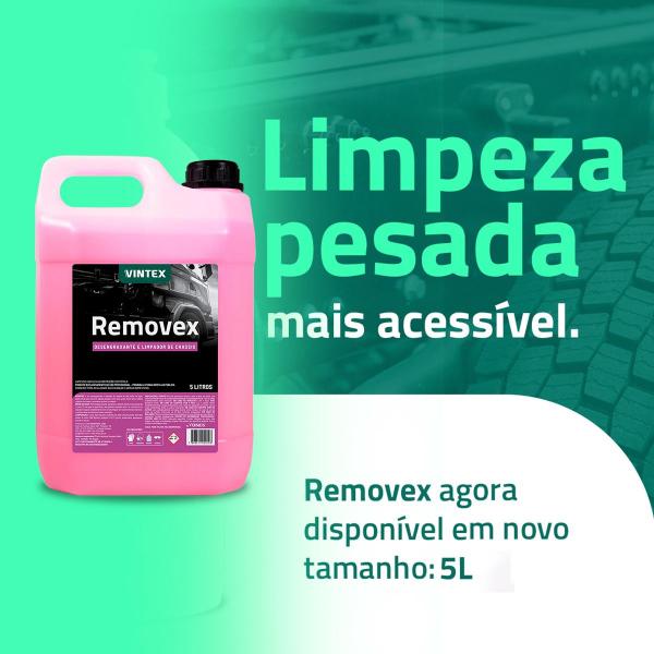 Imagem de Desengraxante Concentrado Limpa Chassis Removex Vintex 5l