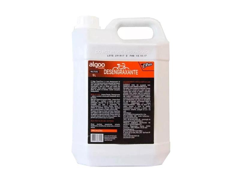Desengraxante para Bike Algoo Power Citrus 5 L Mtb Speed Imagem de Desengraxante para Bike Algoo Power Citrus 5 L Mtb Speed