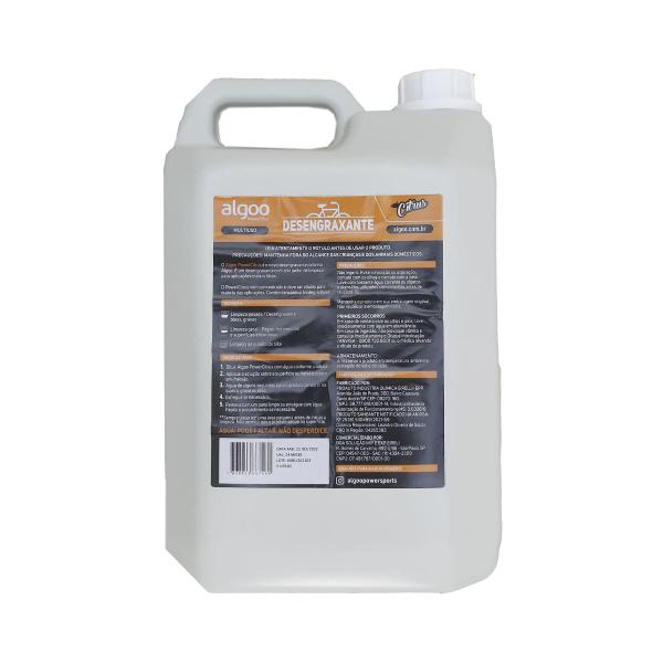 Desengraxante para Bike Algoo Power Citrus 5 L Mtb Speed Imagem de Desengraxante para Bike Algoo Power Citrus 5 L Mtb Speed
