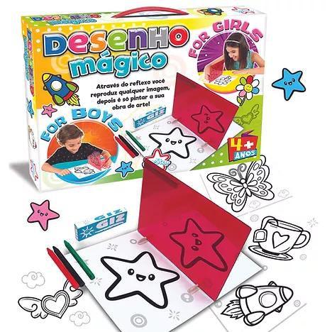 Desenho Magico Com Placa Reflete Desenho Para Copiar - Big Star Imagem de Desenho Magico Com Placa Reflete Desenho Para Copiar