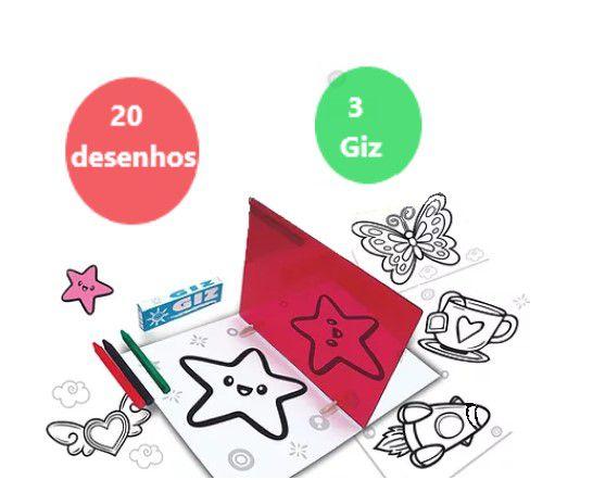 Desenho Magico Com Placa Reflete Desenho Para Copiar - Big Star Imagem de Desenho Magico Com Placa Reflete Desenho Para Copiar