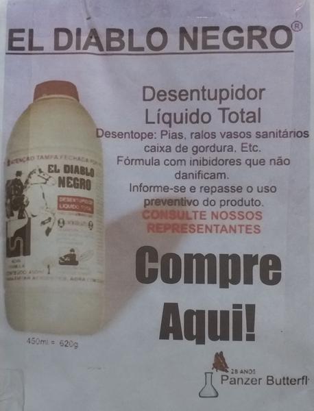 Imagem de Desentupidor Líquido Concentrado El Diablo Negro 500ml