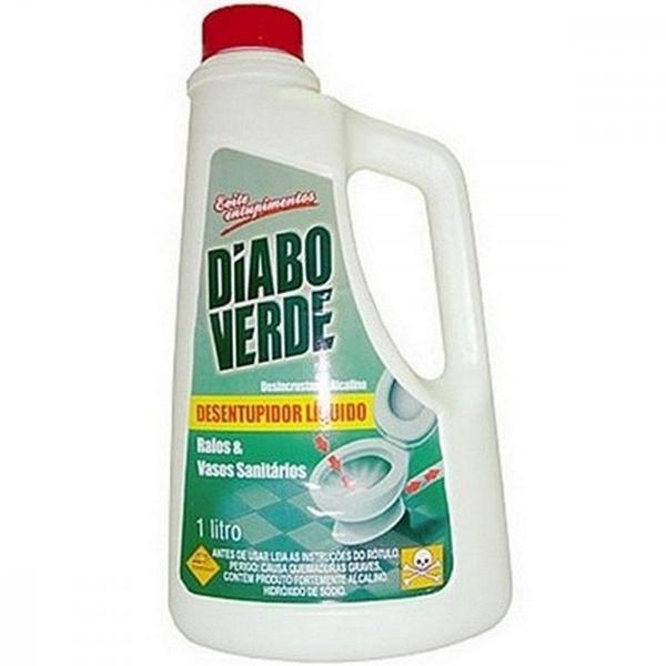 Imagem de Desentupidor Liquido Diabo Verde 1 Litro