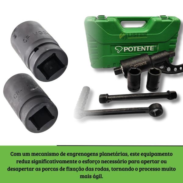 Desforcimetro Multiplicador De Torque 690kg 2 Soquetes 32 33