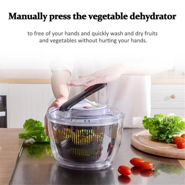 Imagem de Desidratador de vegetais Salad Spinner Wokex de grande capacidade