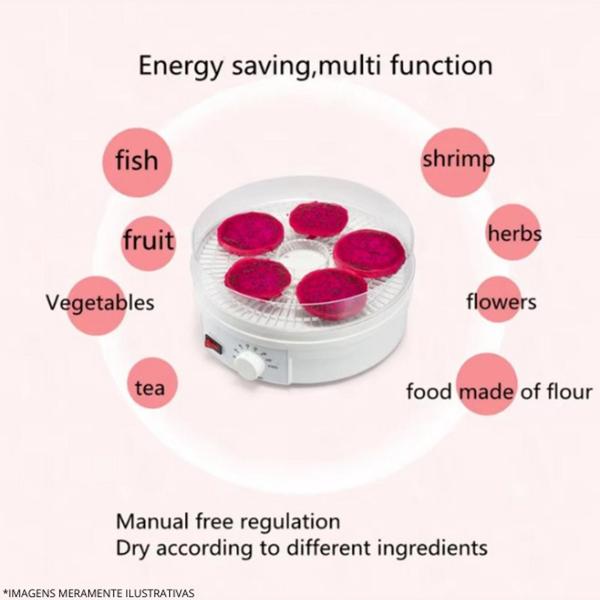 Imagem de Desidratadora Alimentos Frutas Carne Sx-770 8 Bandejas 350w