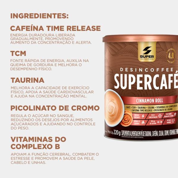 Imagem de Desincoffee Supercafé Cinnamon Roll