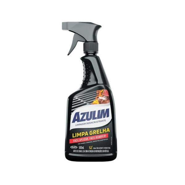 Imagem de Desincrustrante Limpa Grelhas Azulim 500ml: Remove a gordura e a sujeira em minutos, deixando suas grelhas como novas!