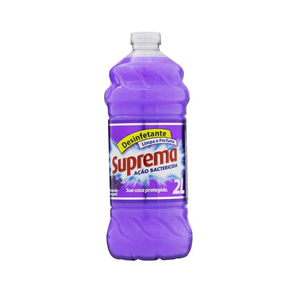 Desinfetante Antibactericida Lavanda 2L - Suprema Imagem de Desinfetante Antibactericida Lavanda 2L - Suprema